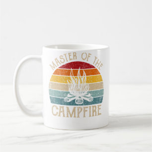 Caneca De Café Mestre Da Fogueira Acampamento Acampante