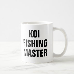 Caneca De Café Mestre da Pesca de Koi