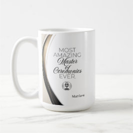 Caneca De Café Mestre das Cerimônias Mais Incrível Personalizado