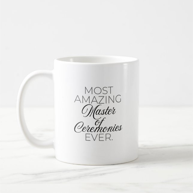 Caneca De Café Mestre de Cerimônias (Esquerda)
