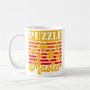Caneca De Café Mestre de Quebra-Cabeça Divertido Quebra-Cabeça En