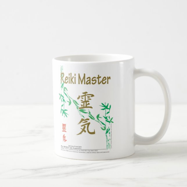 Caneca De Café Mestre de Reiki (Direita)