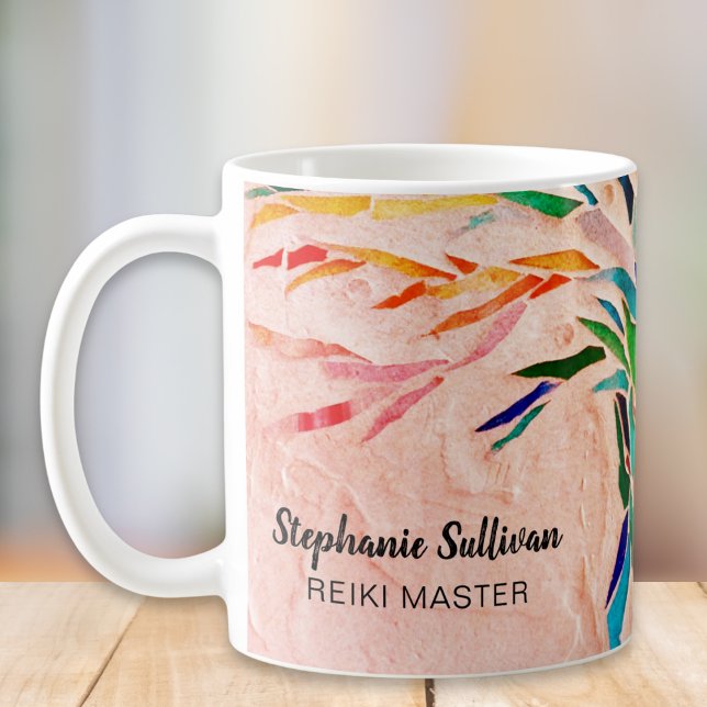 Caneca De Café Mestre de Reiki Árvore da Vida  (Criador carregado)