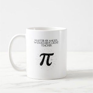 Caneca De Café Mestre dos Ângulos Mágico do Pi Grande Professor