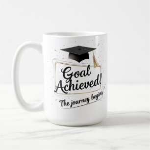 Caneca De Café Meta Atingida Graduação Mug