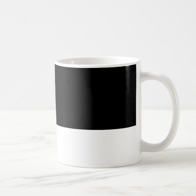 Caneca De Café Metade Preto (Direita)