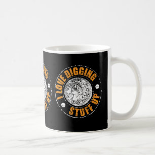 Caneca De Café Metal a detecção da caneca, para aquelas que ama