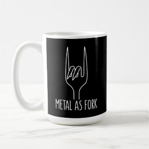 Caneca De Café Metal como garfo Engraçado na Design da cozinha