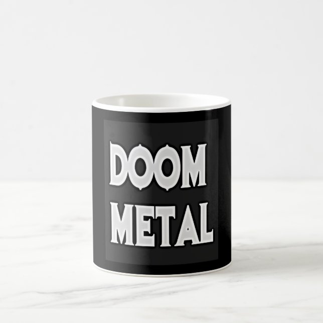 Caneca De Café Metal da desgraça (Centro)
