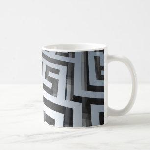 Caneca De Café Metal Maze