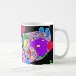 Caneca De Café Metamorfose Design Roxo Monograma