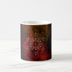 Caneca De Café Metatron, chakra,zen,geométrico sagrado, anjo