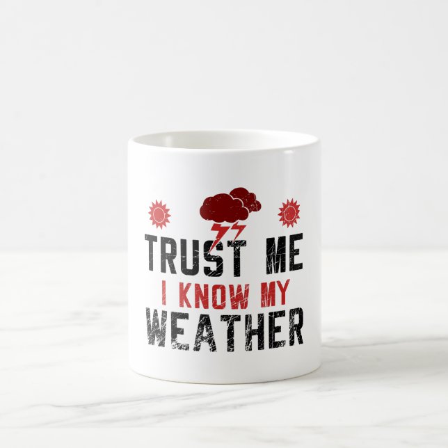 Caneca De Café Meteorologia - Eu Conheço Meu Tempo (Centro)