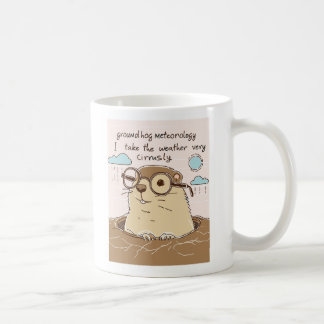 Caneca De Café Meteorologia Groundhog Day Groundhog