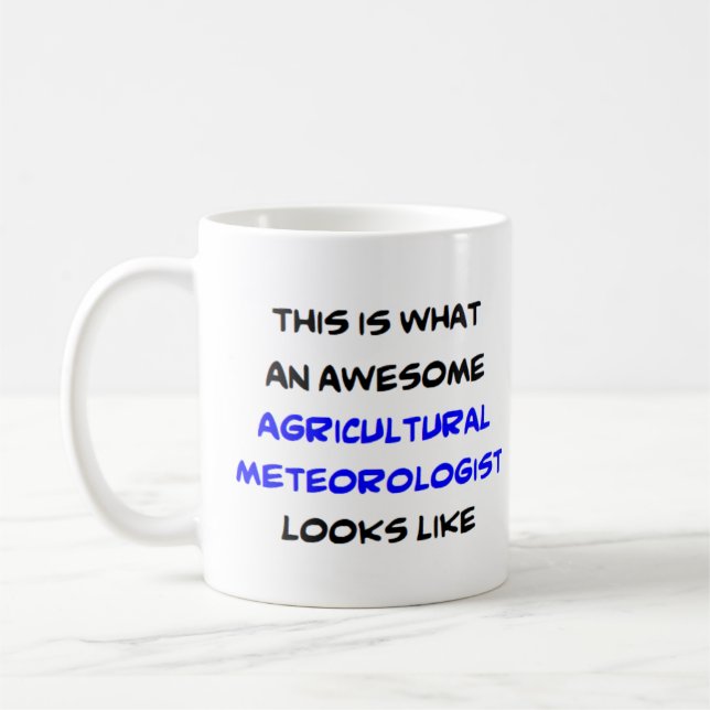 Caneca De Café meteorologista agrária, incrível (Esquerda)