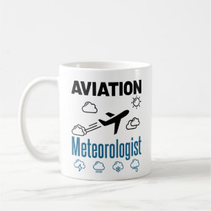 Caneca De Café Meteorologista de Aviação Meteorologia