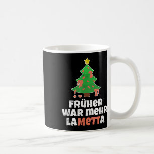 Caneca De Café Mett com texto alemão Guerra Füher Mehr Lametta