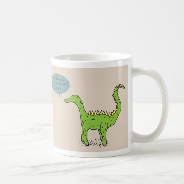 Caneca De Café Meu ácido ribonucléico fez-me olhar como este (Direita)