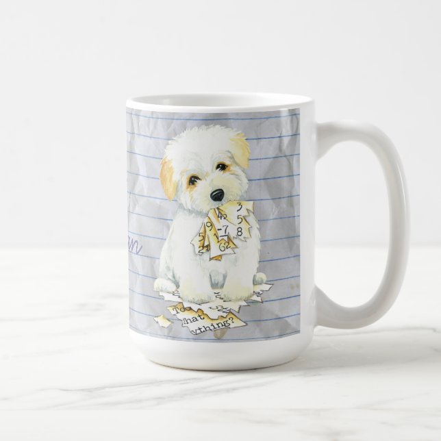 Caneca De Café Meu algodão comeu meu plano de aula (Direita)