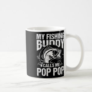 Caneca De Café Meu amigo de pesca me chama Pop Pop Dia de os pais