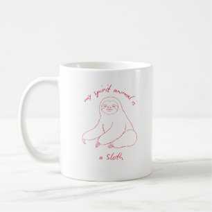 Caneca De Café Meu Animal Espírito É Um Conforto Leve Engraçado.