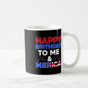 Caneca De Café Meu aniversário Dia 4 de julho Dia da Independênci
