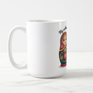 Caneca De Café Meu apelido é Mamãe, mas meu nome completo é Mamãe