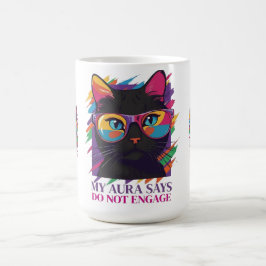 CANECA DE CAFÉ MEU AURA DIZ