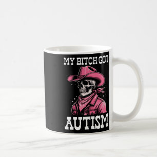 Caneca De Café Meu Autismo Engraçado Esqueleto Memória Autista