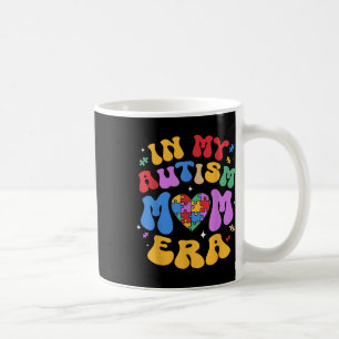 Caneca De Café Meu Autismo Mãe Autismo Sensibilização Groovy Retr