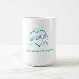 Caneca De Café Meu Avô É o Melhor – Design de Presente Bilíngue