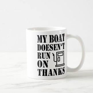 Caneca De Café Meu Barco Não Funciona Com Obrigado Frases De Nave