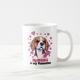 Caneca De Café Meu Beagle é meu cachorro do Dia dos Namorados Fof