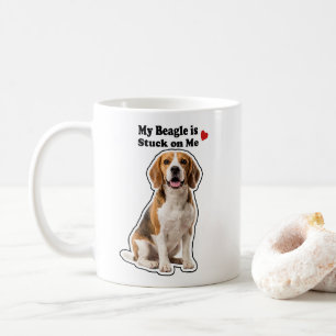 Caneca De Café Meu Beagle Está Colado Em Mim Amante de Cachorro
