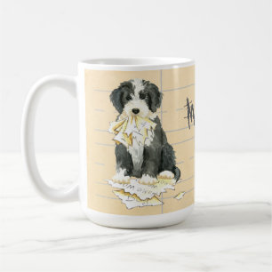 Caneca De Café Meu Beardie comeu meus trabalhos de casa