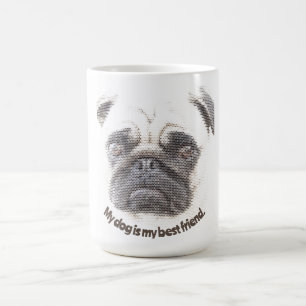 Caneca De Café Meu cachorro é meu melhor amigo.