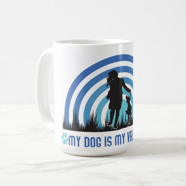 Caneca De Café Meu Cachorro É Meu Namorados (Frente Esquerda)