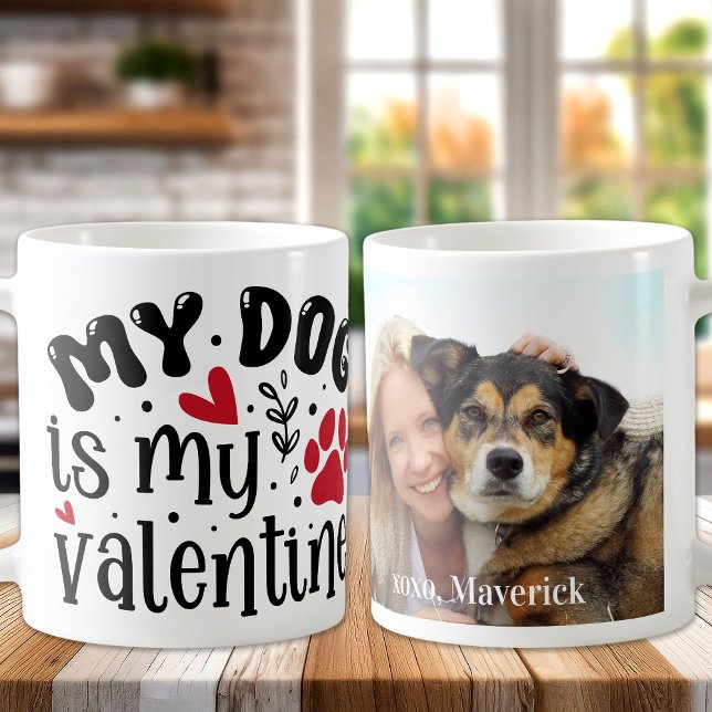 Caneca De Café Meu Cachorro É Minha Foto De Pet Moderno Personali (Criador carregado)