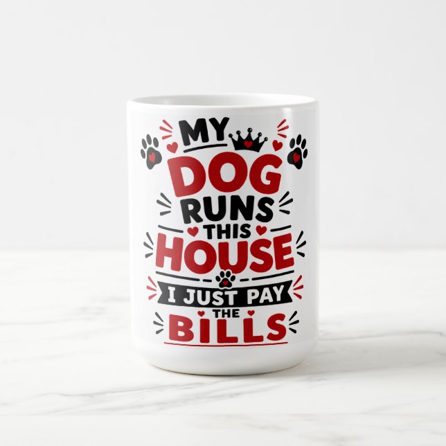 Caneca De Café Meu Cachorro Manda Nesta Casa (Centro)