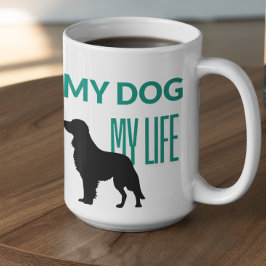 Caneca De Café Meu Cachorro Meu Irmão com um Cachorro numa Sombra