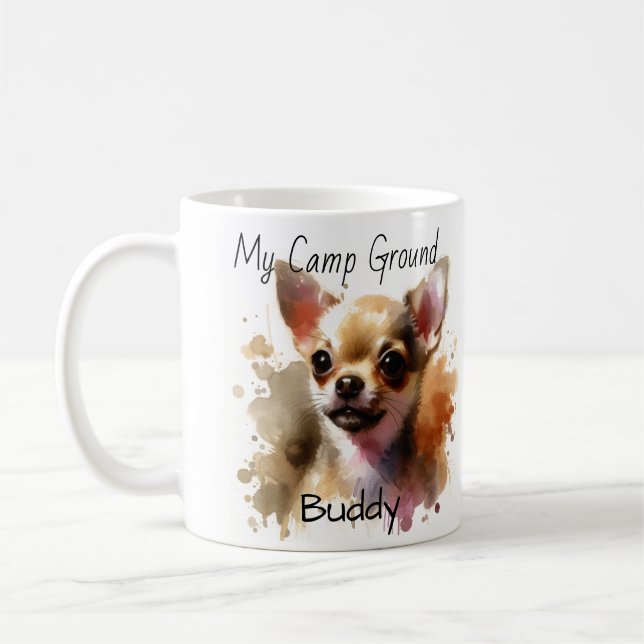 Caneca De Café Meu Camp Ground Buddy Modern (Esquerda)