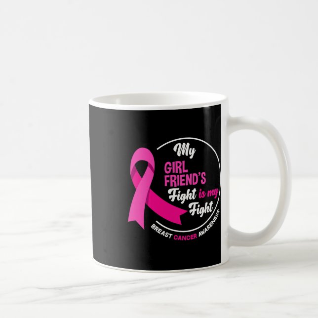 Caneca De Café Meu Cancer De Luta É Meu (Direita)
