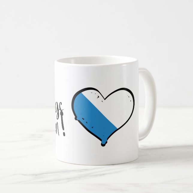 Caneca De Café Meu Cantão favorito Zurique (Frente Esquerda)