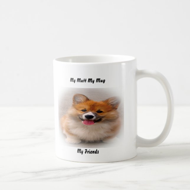 Caneca De Café Meu Cão, Minha Caneca, Meus Amigos (Direita)