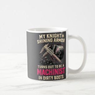Caneca De Café Meu Cavaleiro Em Esposa De Maquinista Namorada Eng