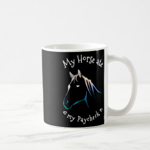 Caneca De Café Meu Cavalo Comeu Meu Paycheck Horseback Andando