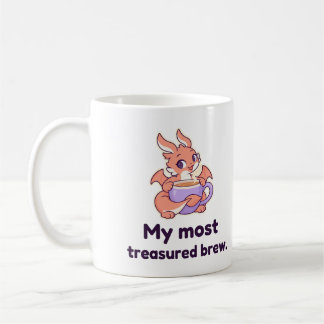Caneca De Café Meu Chá Mais Precioso Dragão Fofo