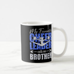 Caneca De Café Meu Cheerleader Favorito Me Chama De Irmão Mais Al