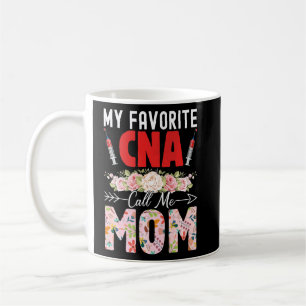 Caneca De Café Meu Cna Favorito Me Chama Mãe Dia de as mães Flora