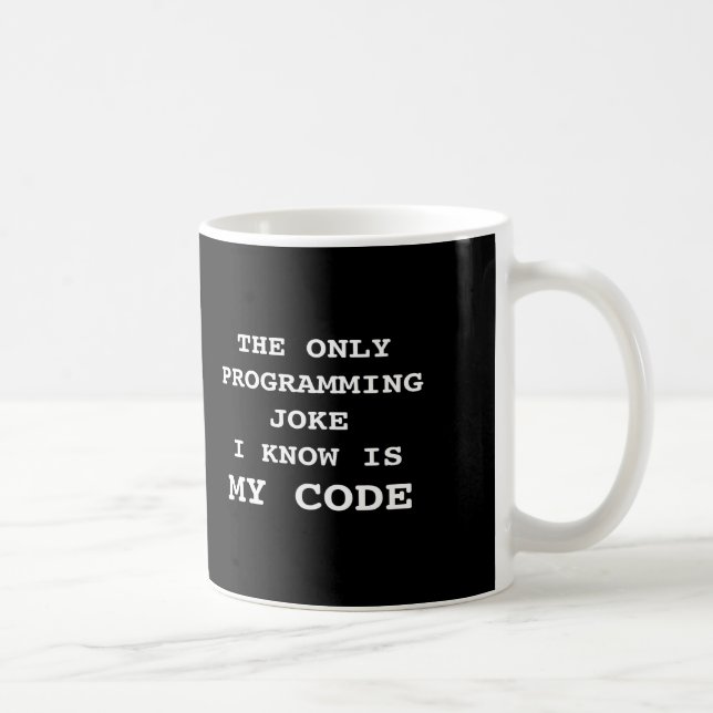 Caneca De Café MEU CÓDIGO - piada de programação (Direita)